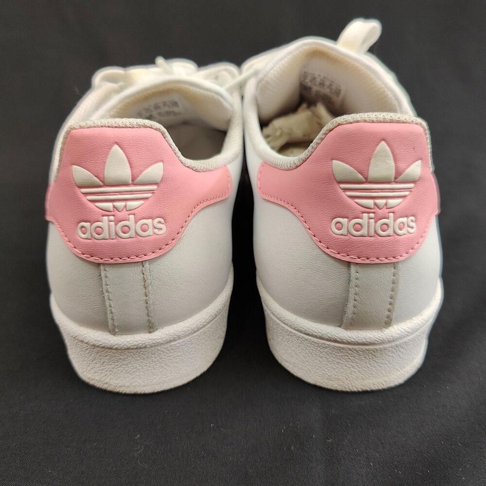 ♡ Adidas ♡ Superstar Sneakers in Pink and White - Picture 7 of 8
